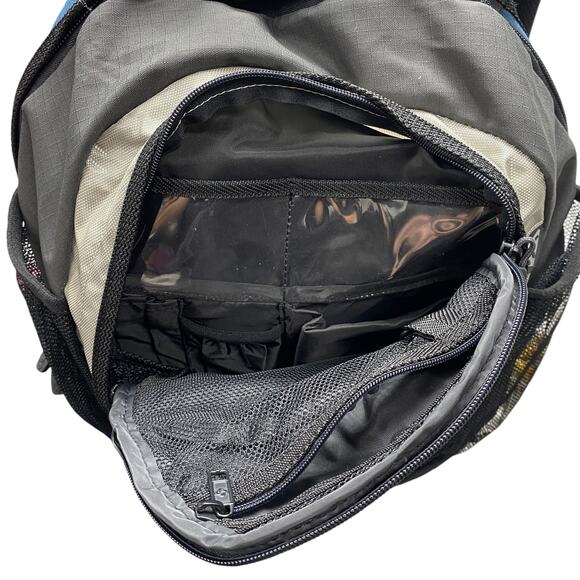 Samsonite Blue Grey Black Laptop Travel School Backpack - Picture 4 of 10